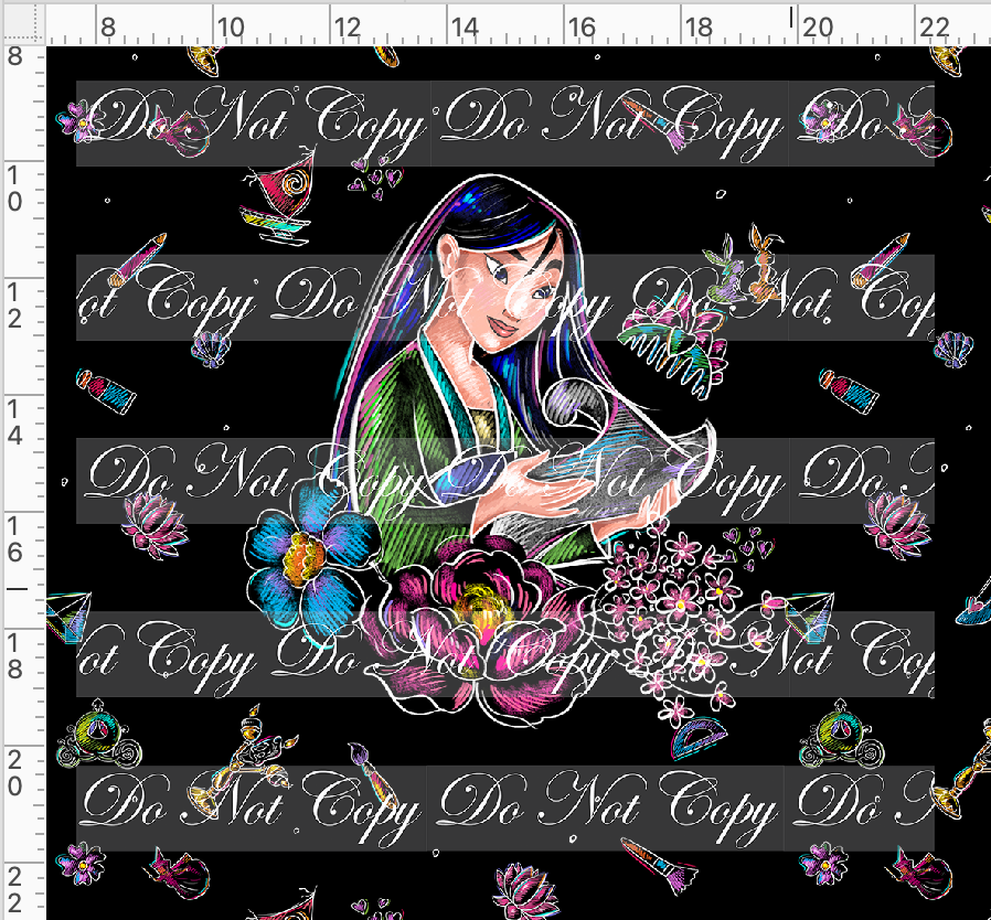 CATALOG - PREORDER R112 - BTS Princesses - Panel - Warrior Princess - ADULT