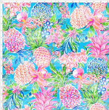 PREORDER - LP Inspired - Pineapples - Blue - LARGE SCALE