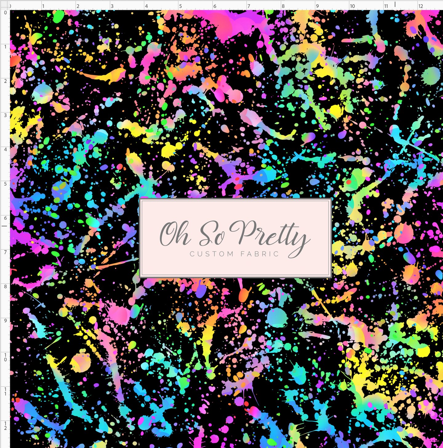 PREORDER - Rainbow Critters - Rainbow Splatter - Black