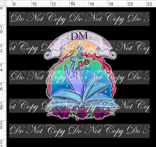 CATALOG - PREORDER R117 - DND Tattoos - Panel - DM - Colorful - ADULT