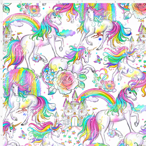 CATALOG - PREORDER R117 - Rainbow Unicorn - Main - White - SMALL SCALE