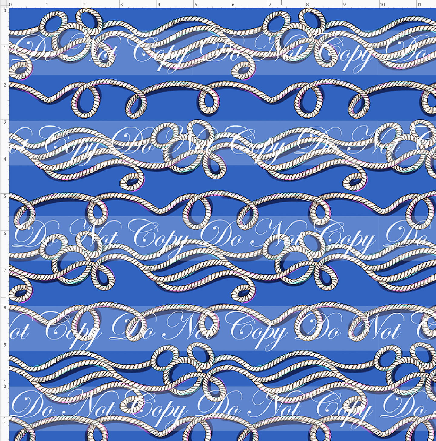 CATALOG - PREORDER R117 - Set Sail - Ropes - Blue - REGULAR SCALE