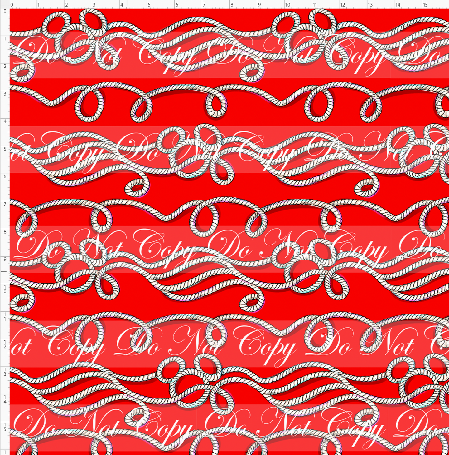 CATALOG - PREORDER R117 - Set Sail - Ropes - Red - LARGE SCALE