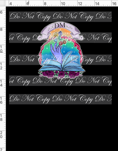 CATALOG - PREORDER R117 - DND Tattoos - Panel - DM - Colorful - CHILD
