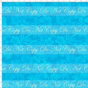 CATALOG - PREORDER R113 - Summer Sanrio - Background - Blue Leaves