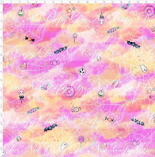 CATALOG - PREORDER R117 - Halloween Kitty and Friends - Background - Colorful