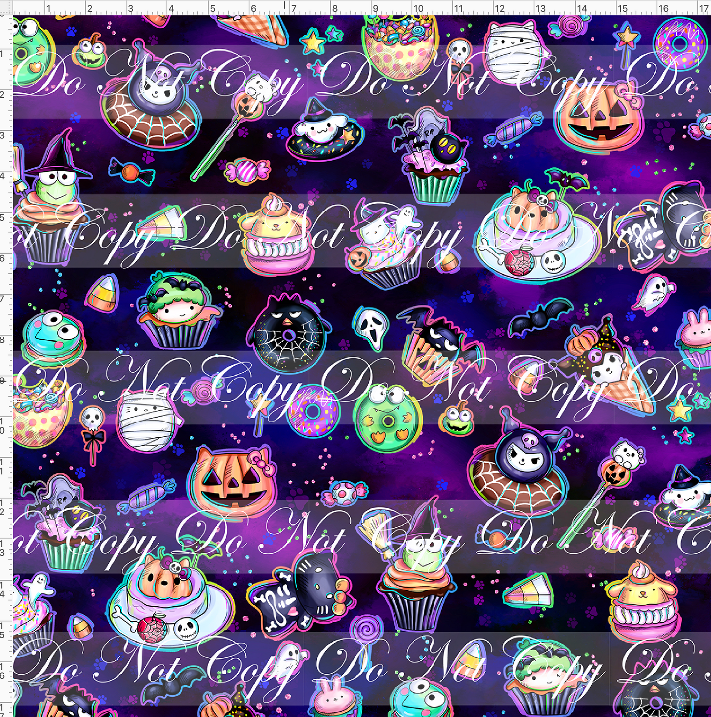 CATALOG - PREORDER R117 - Halloween Kitty and Friends - Snacks - LARGE SCALE