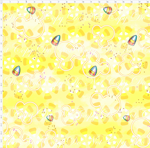CATALOG - PREORDER R117 - Candy Corn Friends - Background - Yellow