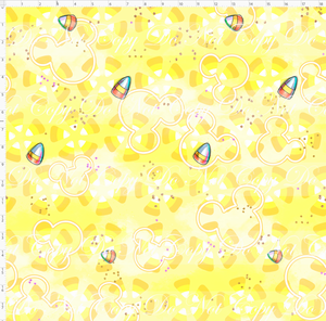 CATALOG - PREORDER R117 - Candy Corn Friends - Background - Yellow