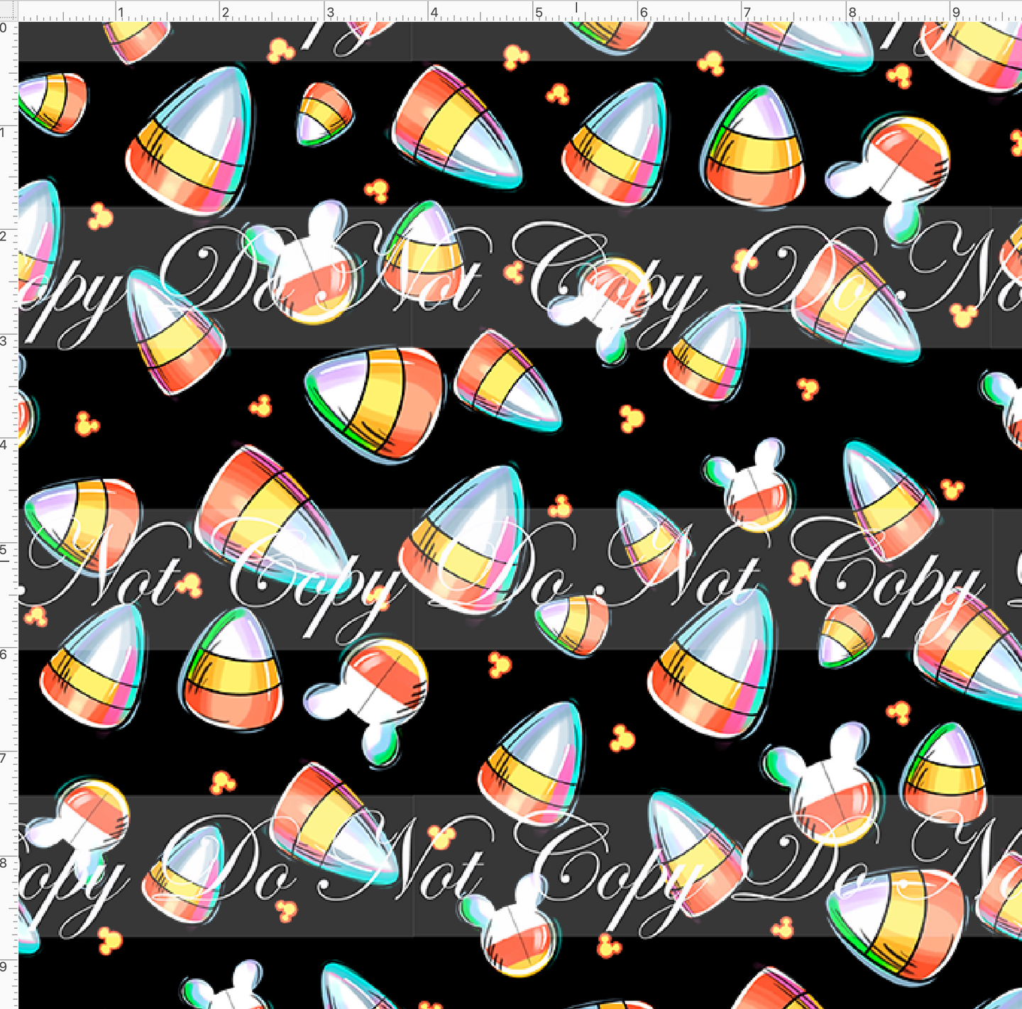 CATALOG - PREORDER R117 - Candy Corn Friends - Tossed Candy - REGULAR SCALE