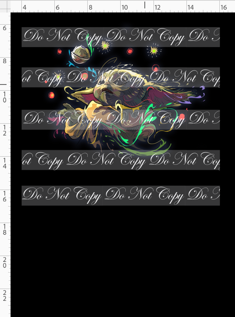 CATALOG - PREORDER R117 - Artistic Wars - Panel - Baby - Black - CHILD