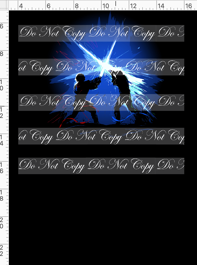 CATALOG - PREORDER R117 - Artistic Wars - Panel - Fight Scene - Black - CHILD