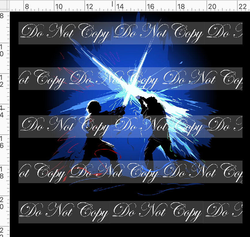 CATALOG - PREORDER R117 - Artistic Wars - Panel - Fight Scene - Black - ADULT