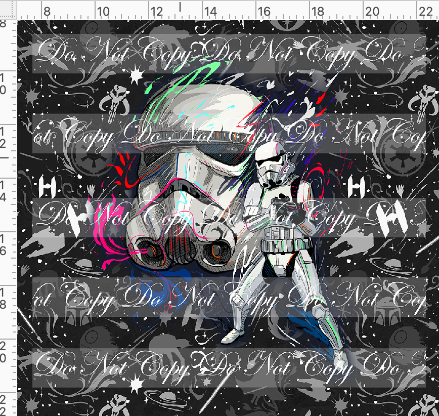 CATALOG - PREORDER R117 - Artistic Wars - Panel - Storm - Black and White - ADULT
