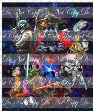 CATALOG - PREORDER R117 - Artistic Wars - Adult Blanket Topper