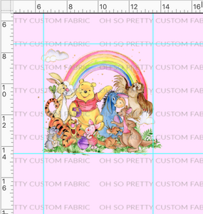 CATALOG - PREORDER R40 - Silly Bear - Pink Panel