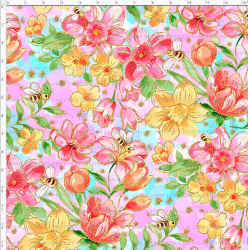 PREORDER - Fabulous Florals - Silly Bear - Stacked Floral