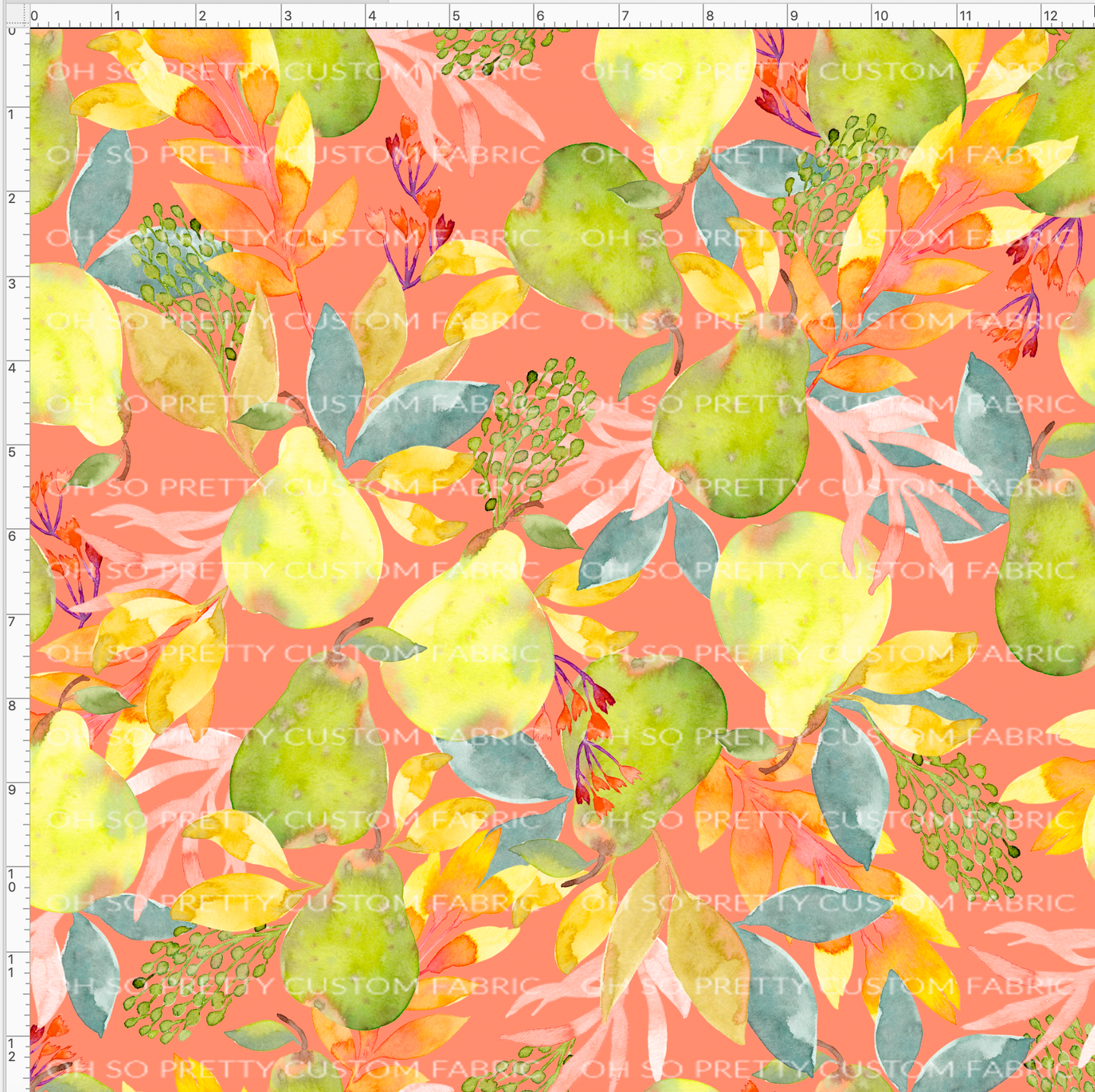 PREORDER - Fabulous Florals - Pears