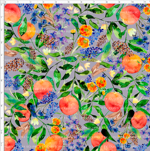 PREORDER - Fabulous Florals - Peaches - Blue