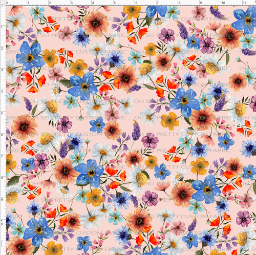 PREORDER - Fabulous Florals - Blue Wildflowers