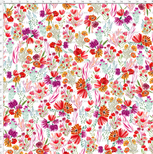 PREORDER - Fabulous Florals - Red Wildflowers