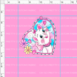CATALOG PREORDER R38 - Pastel Cats  - Heart-Pink Panel
