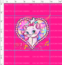 CATALOG PREORDER R38 - Pretty Kitty -Heart-Pink Panel