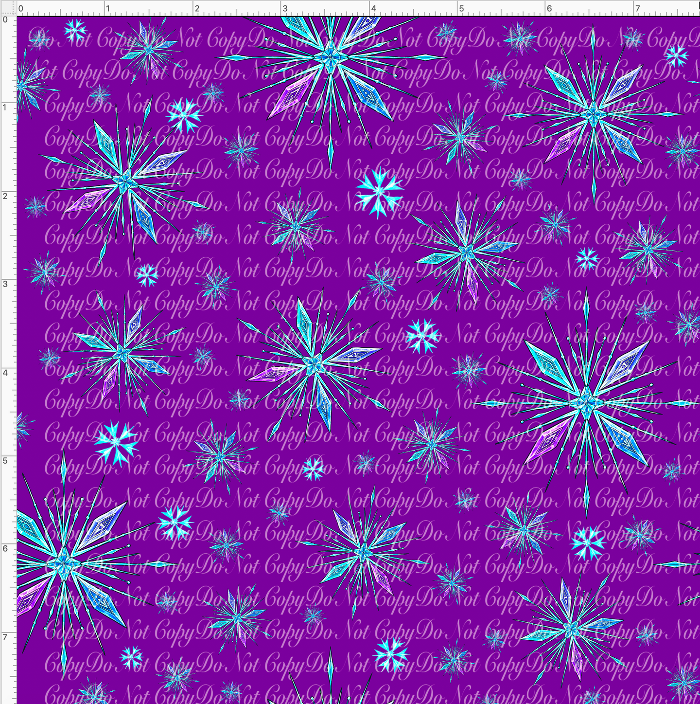 Retail - Ice Adventures - Snowflakes - Purple