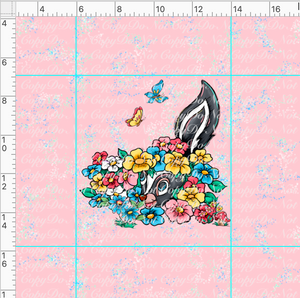 CATALOG - PREORDER R38 - Spring Meadow-Flower Panel-Pink
