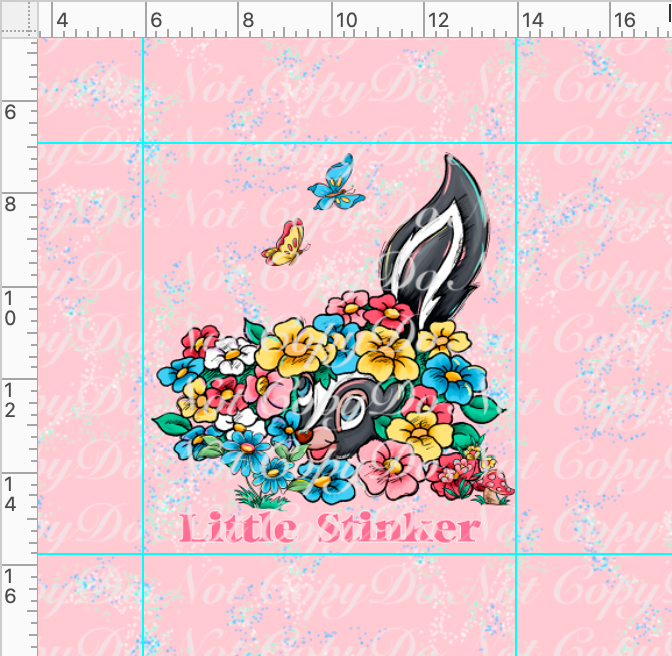 CATALOG - PREORDER R38 - Spring Meadow-Stinker Panel-Pink