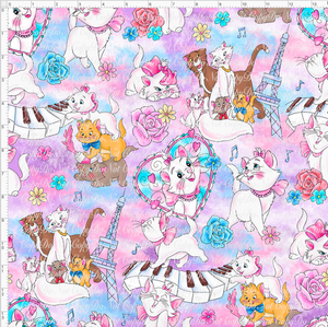 CATALOG PREORDER R38 - Pastel Cats  - Tossed (14x14) Large Scale
