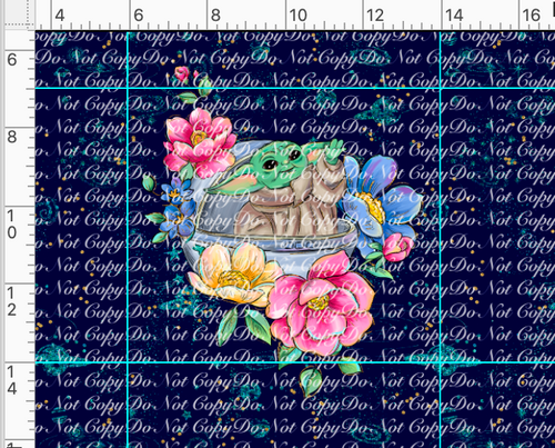 CATALOG PREORDER R38 - Flower Child - Crib Panel