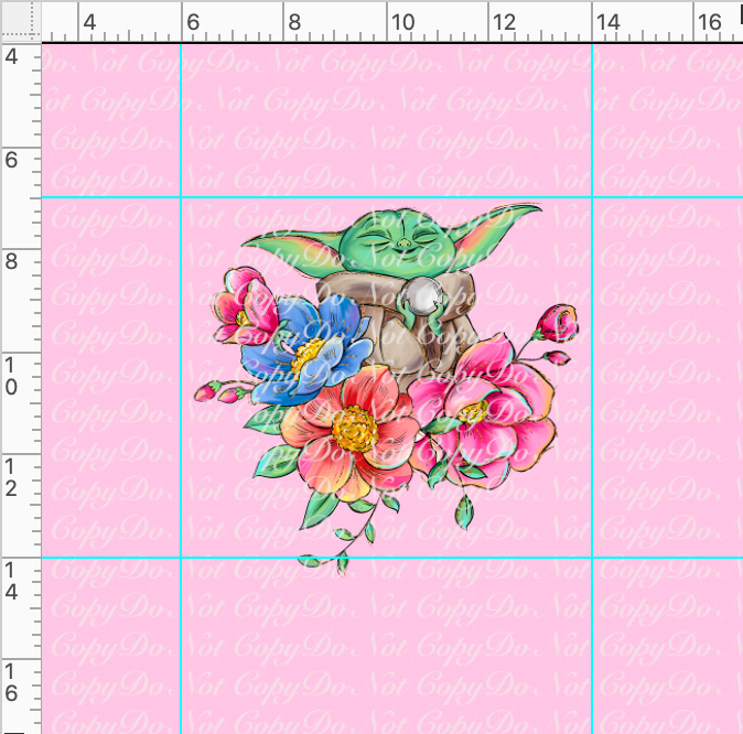 CATALOG PREORDER R38 - Flower Child - Panel - Pink