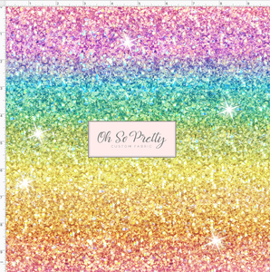 Retail - Pastel Rainbow Ombre Glitter