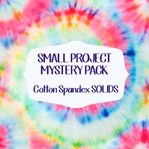 Retail - Cotton Spandex - Small Project - SOLIDS - Mystery Scrap Pack