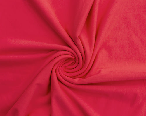 FS-23 Dark Coral Pink Solid - Premium Cotton Spandex