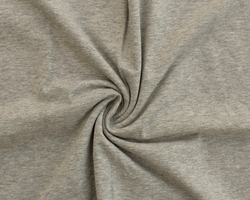 FS-80 Warm Heather Grey Solid - Premium Cotton Spandex