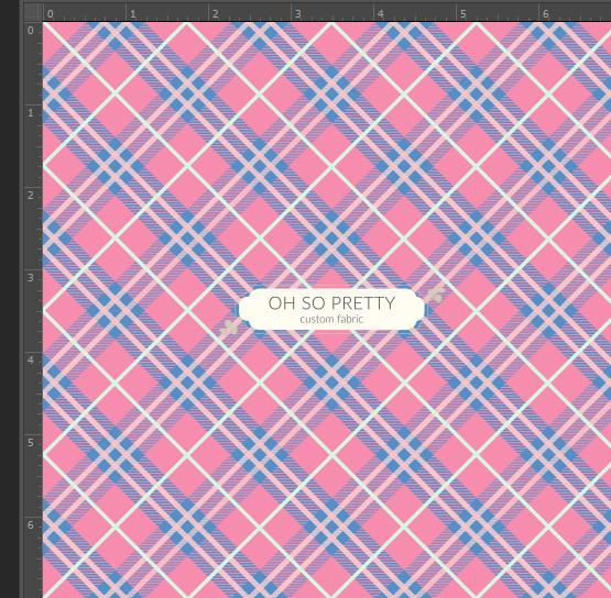 CATALOG - PREORDER R78 - Storybook Rabbit - Pink - Plaid