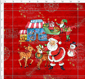 Retail - Santas Workshop - Red Panel